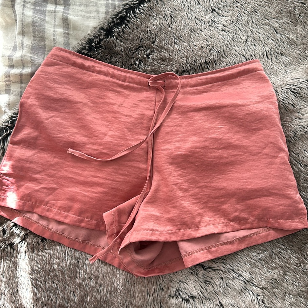 Salmon Silky shorts